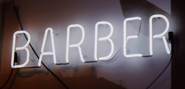 Barber corner with Qaveman at Manor Bern