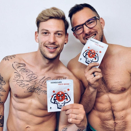 Party King Pack: 5 Kater-Gesichtsmasken