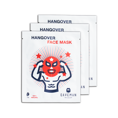 Dinner with friends pack: 3 Hangover Masks - Qaveman